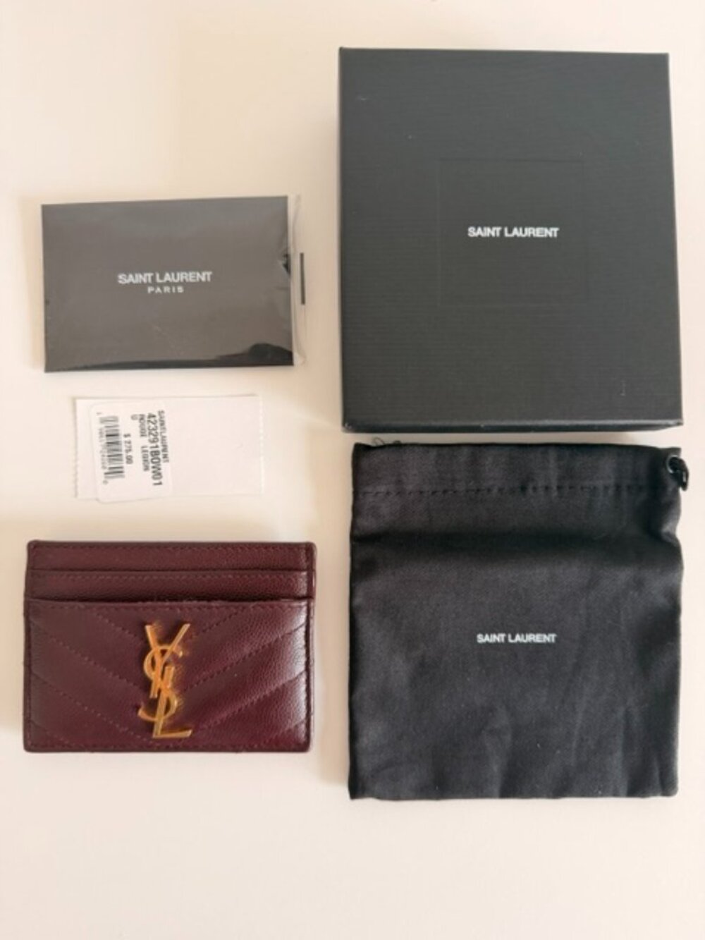 YSL card holder